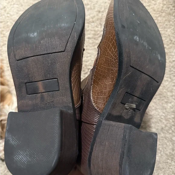 Free People Vegan Cavalier Western Boot 
Size 7.5 
Color Brown - Picture 4 of 9